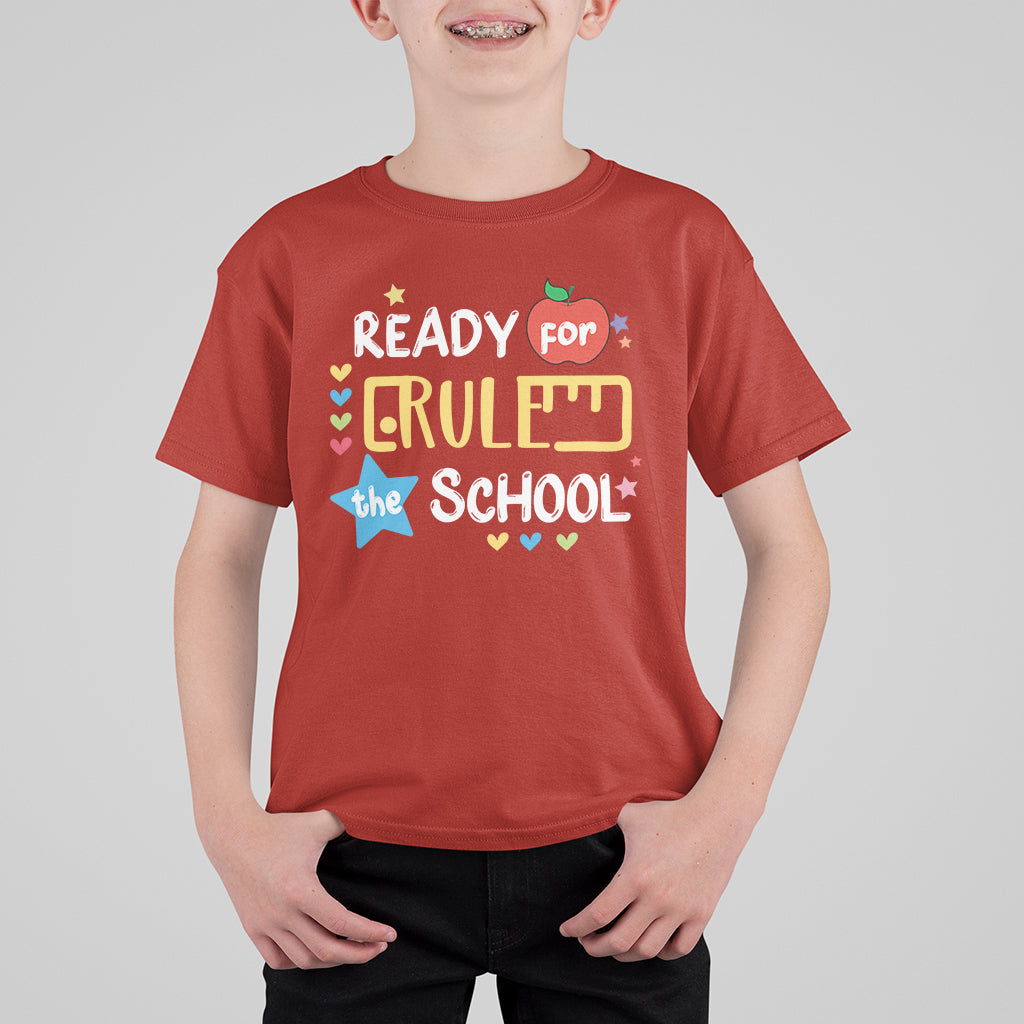 Cute Back To School T Shirt Ready To Rule The School, Funny Teachers Students TS05 - Wonder Print Shop