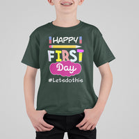 Cute Back To School T Shirt Happy First Day Of School TS05 - Wonder Print Shop