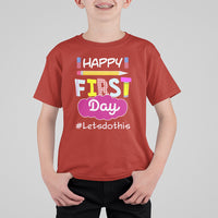 Cute Back To School T Shirt Happy First Day Of School TS05 - Wonder Print Shop