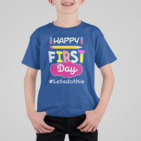 Cute Back To School T Shirt Happy First Day Of School TS05 - Wonder Print Shop