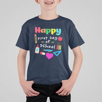 Cute Back To School T Shirt Happy First Day Of School TS05 - Wonder Print Shop