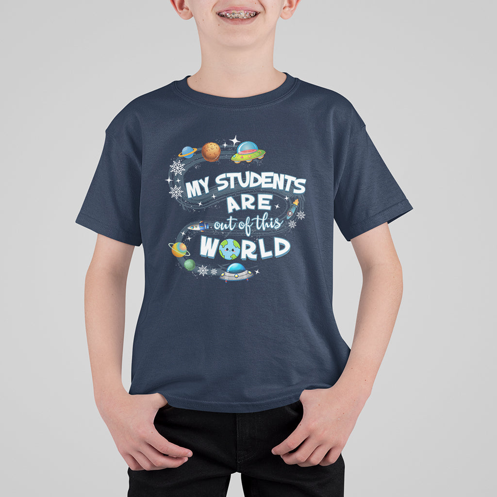 Cute Back To School T Shirt My Sudent Are Out Of This World TS05 - Wonder Print Shop