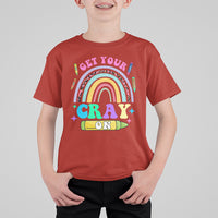 Cute Back To School T Shirt Get Your Cray On TS05 - Wonder Print Shop