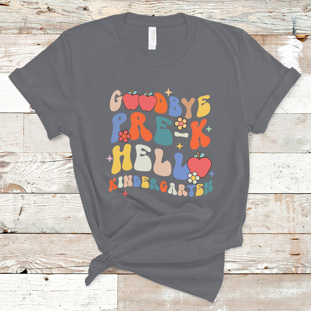 Cute Back To School T Shirt Goodbye Pre-K, Funny Teacher Student TS05 - Wonder Print Shop