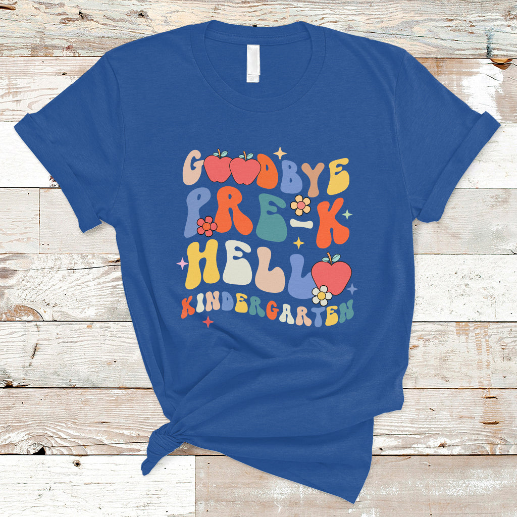 Cute Back To School T Shirt Goodbye Pre-K, Funny Teacher Student TS05 - Wonder Print Shop