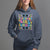 Pregnancy Announcement Hoodie Groovy Pregnant Girl Summer TS05 - Wonder Print Shop
