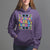 Pregnancy Announcement Hoodie Groovy Pregnant Girl Summer TS05 - Wonder Print Shop