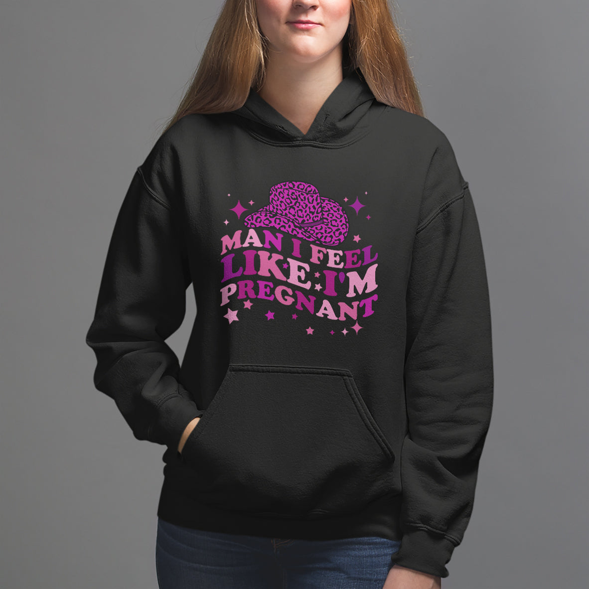 Pregnancy Announcement Hoodie Man I Feel Like I'm Pregnant TS05 - Wonder Print Shop