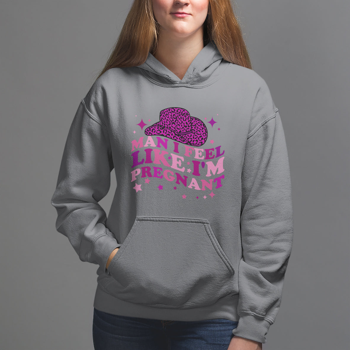 Pregnancy Announcement Hoodie Man I Feel Like I'm Pregnant TS05 - Wonder Print Shop