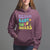 Pregnancy Announcement Hoodie Groovy Beach Baby On Board, Pregnant Mom TS05 - Wonder Print Shop
