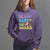 Pregnancy Announcement Hoodie Groovy Beach Baby On Board, Pregnant Mom TS05 - Wonder Print Shop