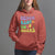 Pregnancy Announcement Hoodie Groovy Beach Baby On Board, Pregnant Mom TS05 - Wonder Print Shop