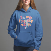 Pregnancy Announcement Hoodie Groovy In My Pregnant Era TS05 - Wonder Print Shop