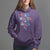 Pregnancy Announcement Hoodie Red White And Due, 4th Of July TS05 - Wonder Print Shop