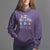 Pregnancy Announcement Hoodie Red White And Due, 4th Of July TS05 - Wonder Print Shop