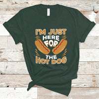 Hot Dog Lover T Shirt I'm Just Here For The Hot Dog TS05 - Wonder Print Shop