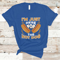 Hot Dog Lover T Shirt I'm Just Here For The Hot Dog TS05 - Wonder Print Shop