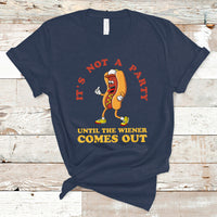 Hot Dog Lover T Shirt It's Not A Party Until The Wiener Comes Out TS05 - Wonder Print Shop