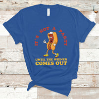 Hot Dog Lover T Shirt It's Not A Party Until The Wiener Comes Out TS05 - Wonder Print Shop