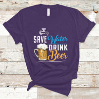 Beer Lover T Shirt Save Water Drink Beer, Funny Drinking Beer TS05 - Wonder Print Shop