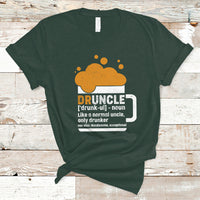 Beer Lover T Shirt Druncle Definition Funny Drinking, Gift For Uncle TS05 - Wonder Print Shop