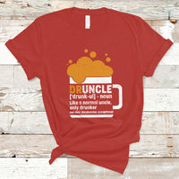 Beer Lover T Shirt Druncle Definition Funny Drinking, Gift For Uncle TS05 - Wonder Print Shop