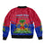 Custom Haiti Bomber Jacket Ayiti Coat Of Arms With Map TS06 - Wonder Print Shop