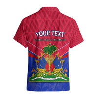 Custom Haiti Hawaiian Shirt Ayiti Coat Of Arms With Map TS06 - Wonder Print Shop
