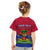 Custom Haiti Kid T Shirt Ayiti Coat Of Arms With Map TS06 - Wonder Print Shop