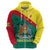 Custom Grenada Hoodie Coat Of Arms With Bougainvillea Flowers TS06 - Wonder Print Shop