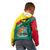 Custom Grenada Kid Hoodie Coat Of Arms With Bougainvillea Flowers TS06 - Wonder Print Shop