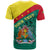 Custom Grenada T Shirt Coat Of Arms With Bougainvillea Flowers TS06 - Wonder Print Shop