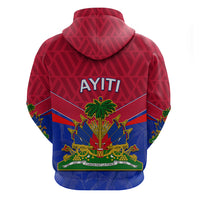 Haiti Hoodie Ayiti Coat Of Arms With Map TS06 - Wonder Print Shop