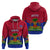 Haiti Hoodie Ayiti Coat Of Arms With Map TS06 - Wonder Print Shop