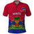 Haiti Polo Shirt Ayiti Coat Of Arms With Map TS06 - Wonder Print Shop