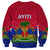 Haiti Sweatshirt Ayiti Coat Of Arms With Map TS06 - Wonder Print Shop