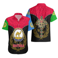 Eritrea Hawaiian Shirt Coat Of Arms And Map With Cross TS06 - Wonder Print Shop