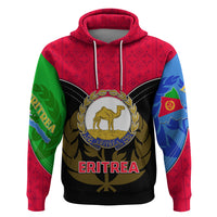 Eritrea Hoodie Coat Of Arms And Map With Cross TS06 - Wonder Print Shop