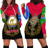 Eritrea Hoodie Dress Coat Of Arms And Map With Cross TS06 - Wonder Print Shop