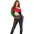 Eritrea Off Shoulder Sweater Coat Of Arms And Map With Cross TS06 - Wonder Print Shop
