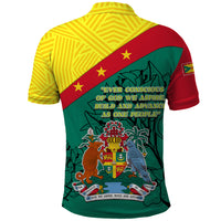 Grenada Polo Shirt Coat Of Arms With Bougainvillea Flowers TS06 - Wonder Print Shop