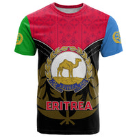 Eritrea T Shirt Coat Of Arms And Map With Cross TS06 - Wonder Print Shop
