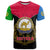 Eritrea T Shirt Coat Of Arms And Map With Cross TS06
