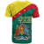 Grenada T Shirt Coat Of Arms With Bougainvillea Flowers TS06 - Wonder Print Shop