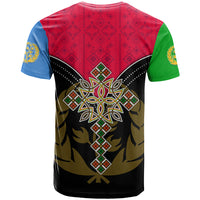 Eritrea T Shirt Coat Of Arms And Map With Cross TS06 - Wonder Print Shop