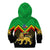 Ethiopia Kid Hoodie Coat Of Arms With Hand Drawn Pattern TS06 - Wonder Print Shop