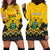 personalised-ghana-hoodie-dress-kente-pattern-and-adinkra-pattern-mix-coat-of-arms