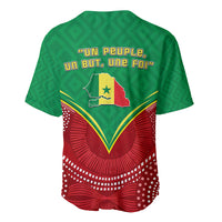 Senegal Baseball Jersey Africa Tribal Pattern With Coat Of Arms TS06 - Wonder Print Shop
