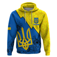 Ukraine Hoodie Sunflower With Ukraine Folk Patterns TS06 - Wonder Print Shop
