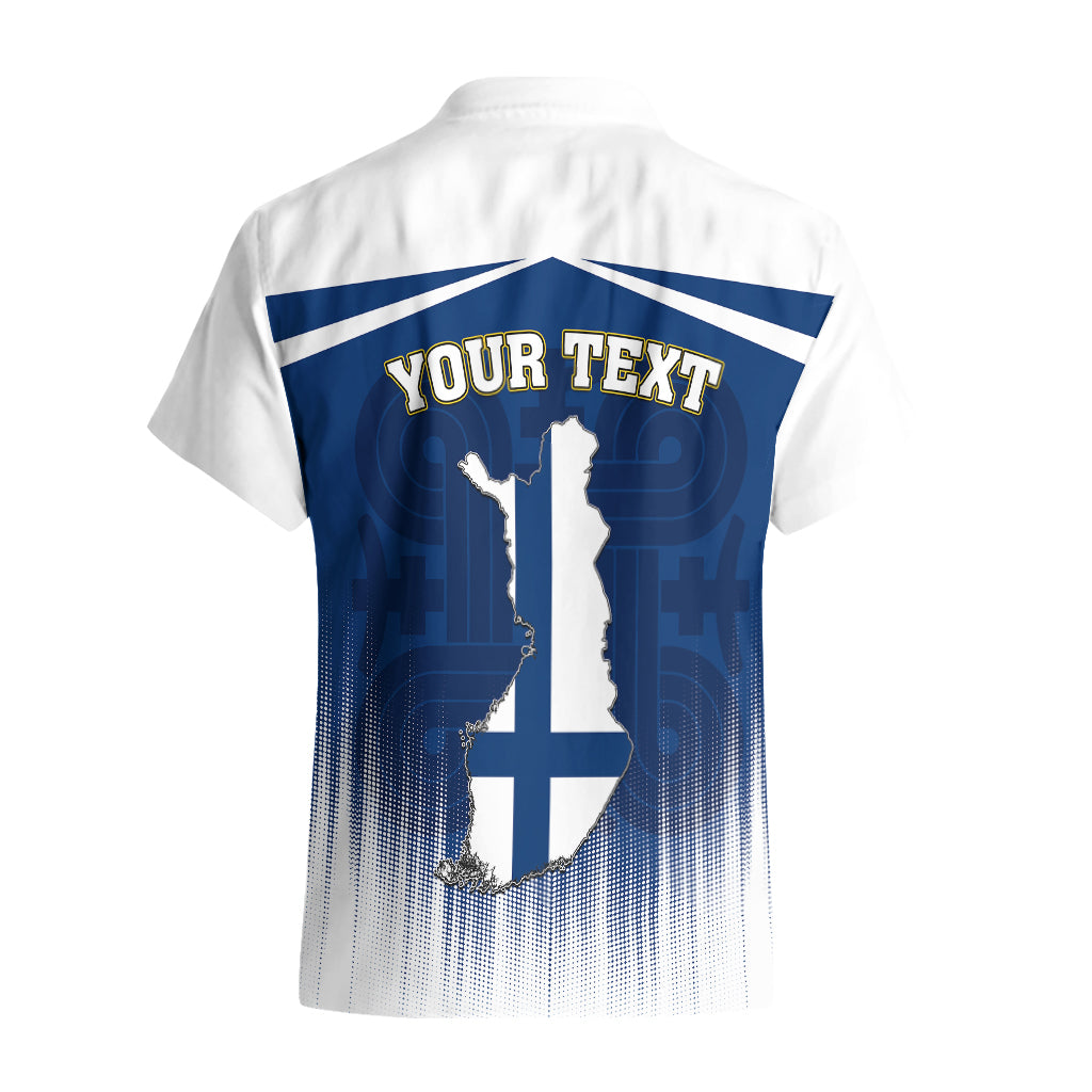 Custom Finland Hawaiian Shirt Coat Of Arms Mix Hannunvaakuna TS06 - Wonder Print Shop